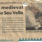 Cuina Medieval Retall del Segre de diumenge 27 de Setembre