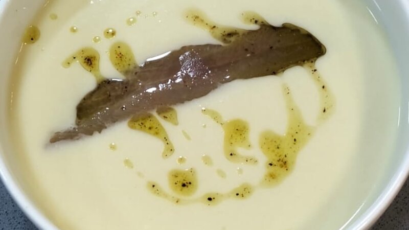 Vichyssoise amb anxova